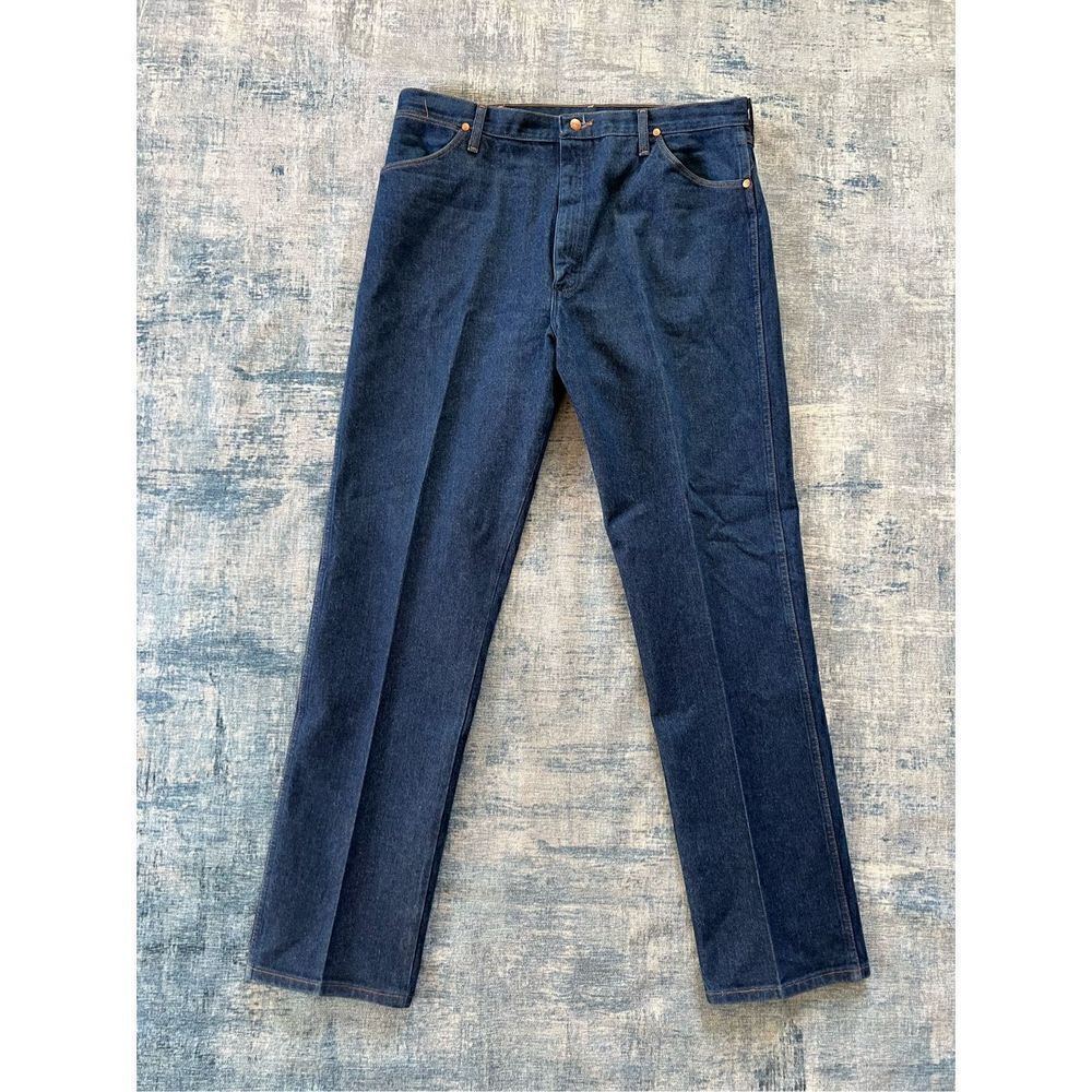 Wrangler Blue Denim Straight Leg Jeans 40 x 34